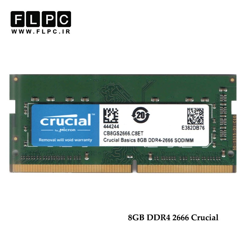 رم لپ تاپ 8 گیگابایت باس 2666 کروشیال Crucial 8GB DDR4 2666 Laptop Ram