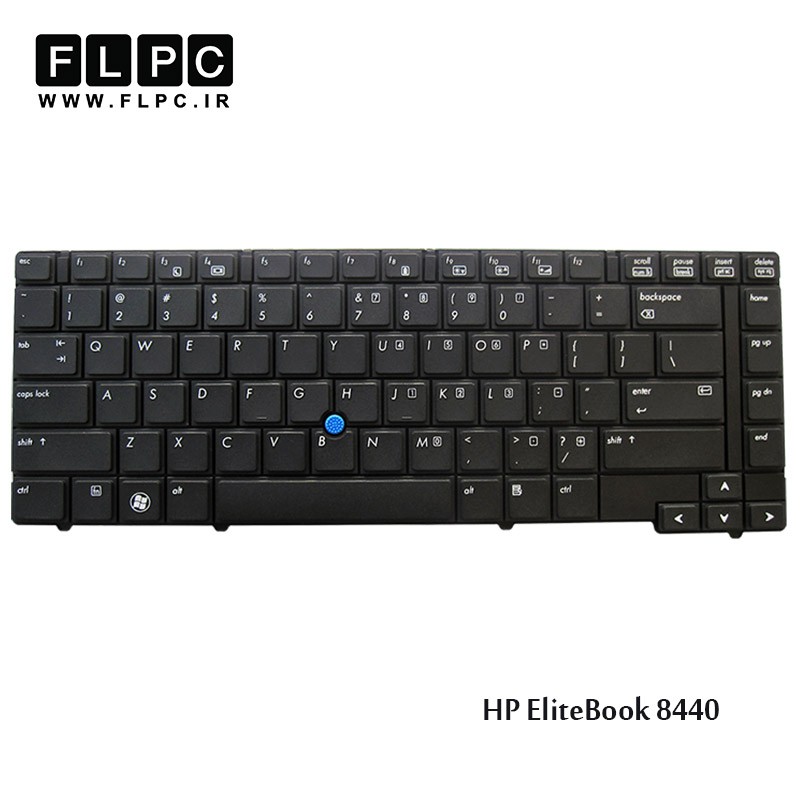 کیبورد لپ تاپ اچ پی HP Laptop Keyboard EliteBook 8440 مشکی-باموس