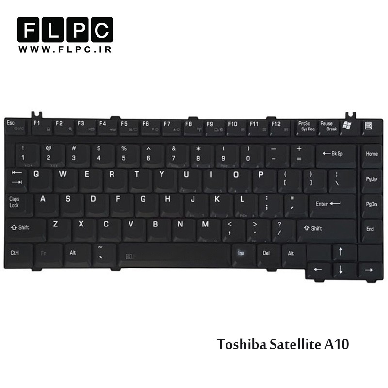 کیبورد لپ تاپ توشیبا Toshiba Laptop Keyboard Satellite A10 مشکی