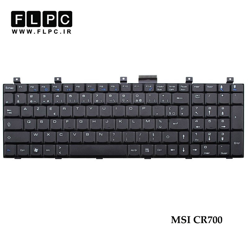 کیبورد لپ تاپ ام اس آی MSI Laptop Keyboard CR700 مشکی