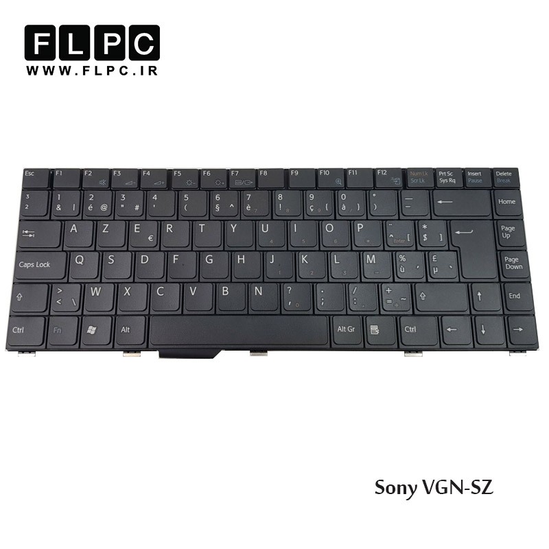 کیبورد لپ تاپ سونی Sony Laptop Keyboard VGN-SZ مشکی