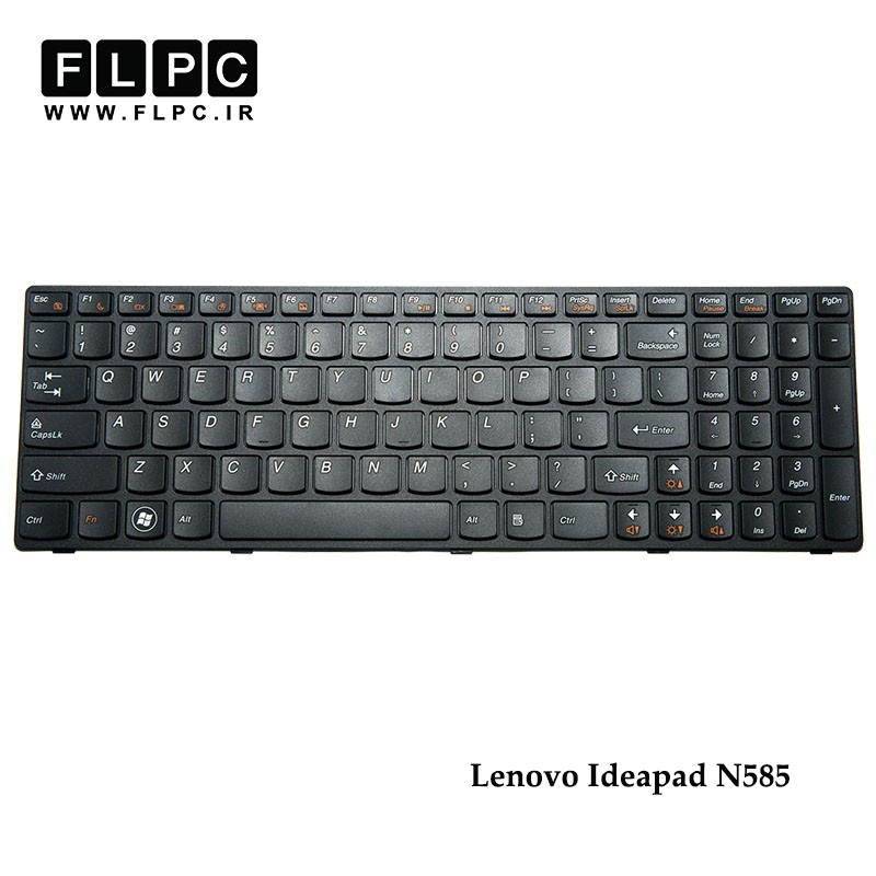 کیبورد لپ تاپ لنوو Lenovo Laptop Keyboard IdeaPad N585 مشکی با فریم