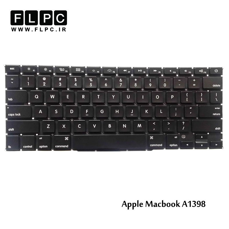 کیبورد لپ تاپ اپل A1398 اینتر کوچک Apple MacBook A1398 Laptop Keyboard