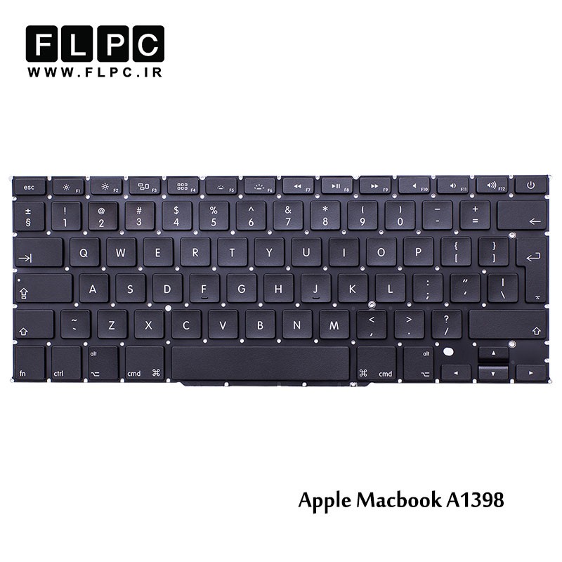 کیبورد لپ تاپ اپل A1398 اینتر بزرگ Apple Macbook A1398 Laptop Keyboard