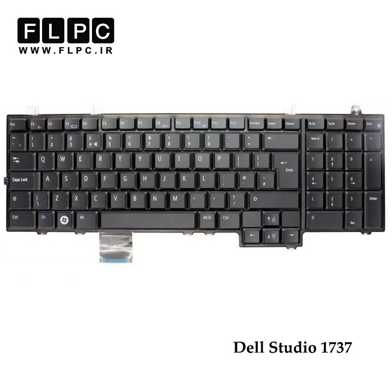 کیبورد لپ تاپ دل Dell Laptop Keyboard Studio 1737 مشکی