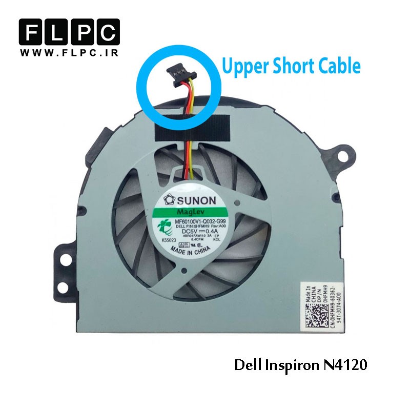 فن لپ تاپ دل Dell Inspiron N4120 Laptop CPU Fan