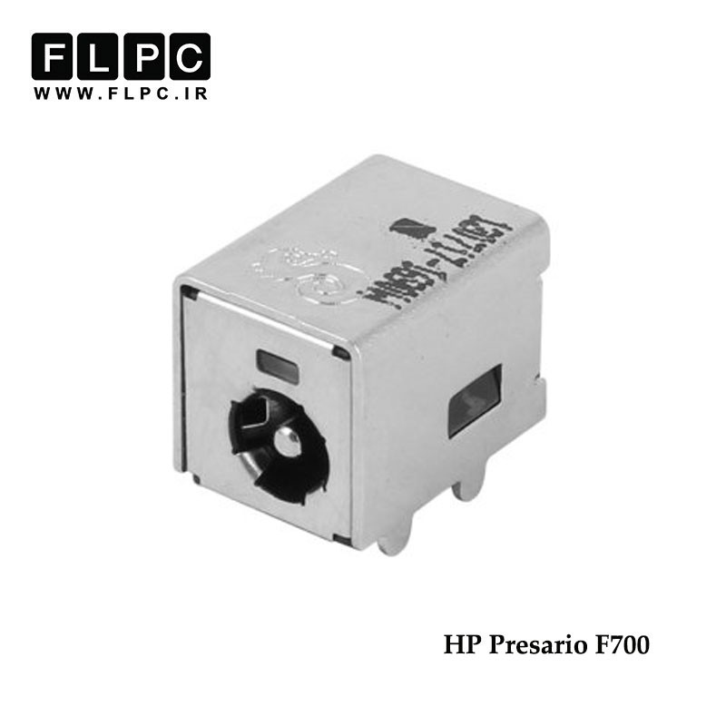 جک برق لپ تاپ اچ پی F700 سرریز چراغ دار روی برد HP Presario F700 Laptop DC Jack - FL045