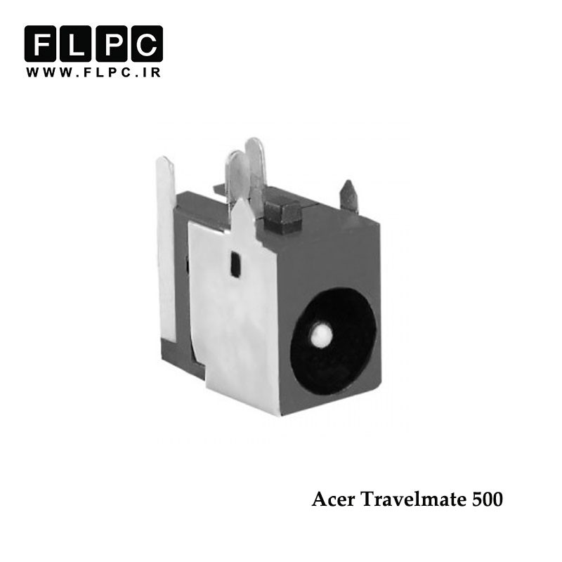 جک برق لپ تاپ ایسر ایستاده 5 پایه از کنار Acer Laptop DC Jack Travelmate 500 FL001