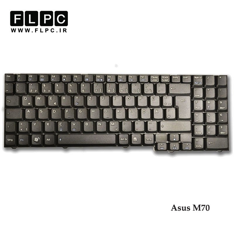 کیبورد لپ تاپ ایسوس Asus Laptop Keyboard M70 مشکی