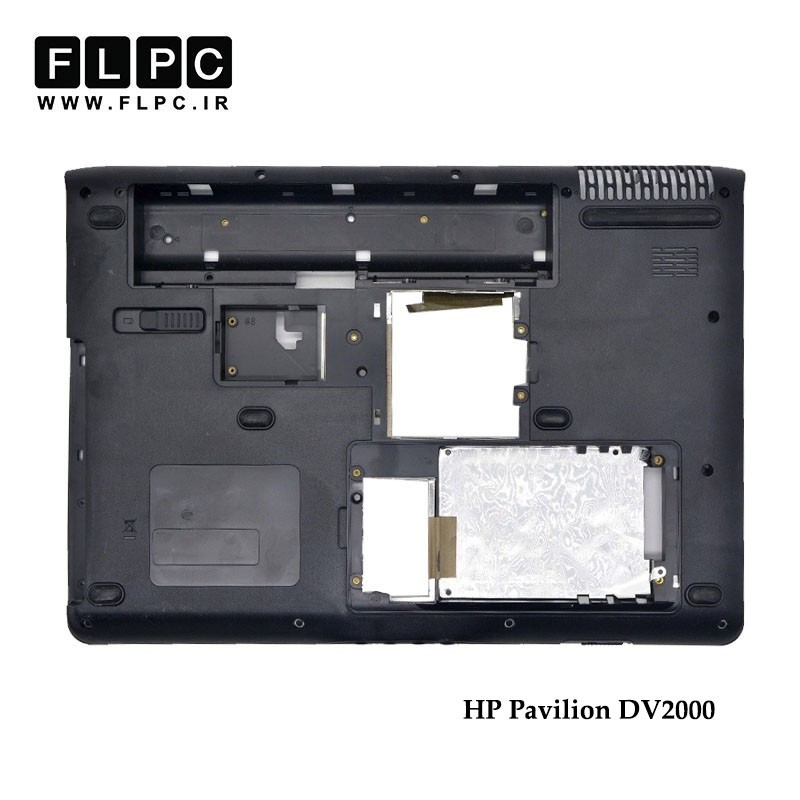 قاب کف لپ تاپ اچ پی HP Pavilion DV2000 Laptop Bottom Case _Cover D مشکی