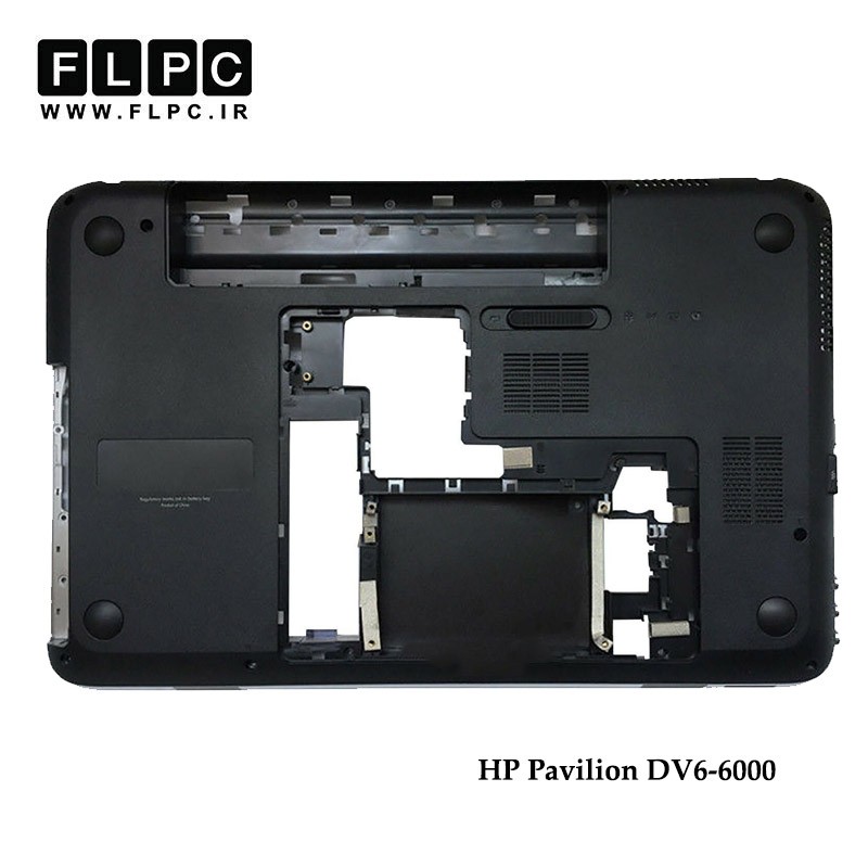 قاب کف لپ تاپ اچ پی HP Pavilion DV6-6000 Laptop Bottom Case _Cover D مشکی