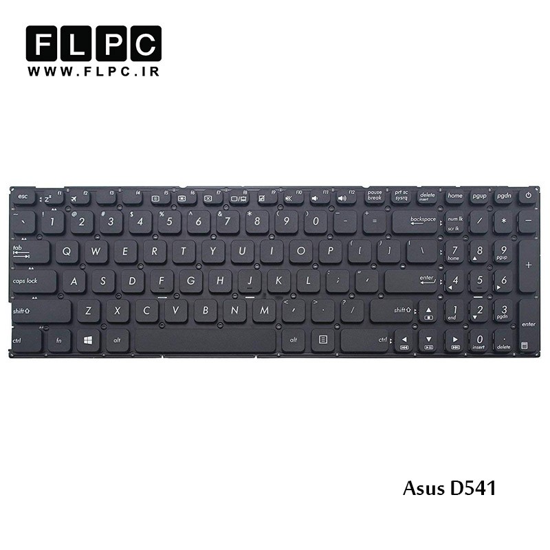 کیبورد لپ تاپ ایسوس D541 مشکی- بدون فریم Asus VivoBook D541 Laptop Keyboard