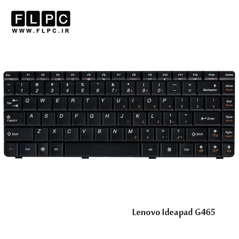 کیبورد لپ تاپ لنوو Lenovo Laptop Keyboard Ideapad G465 مشکی