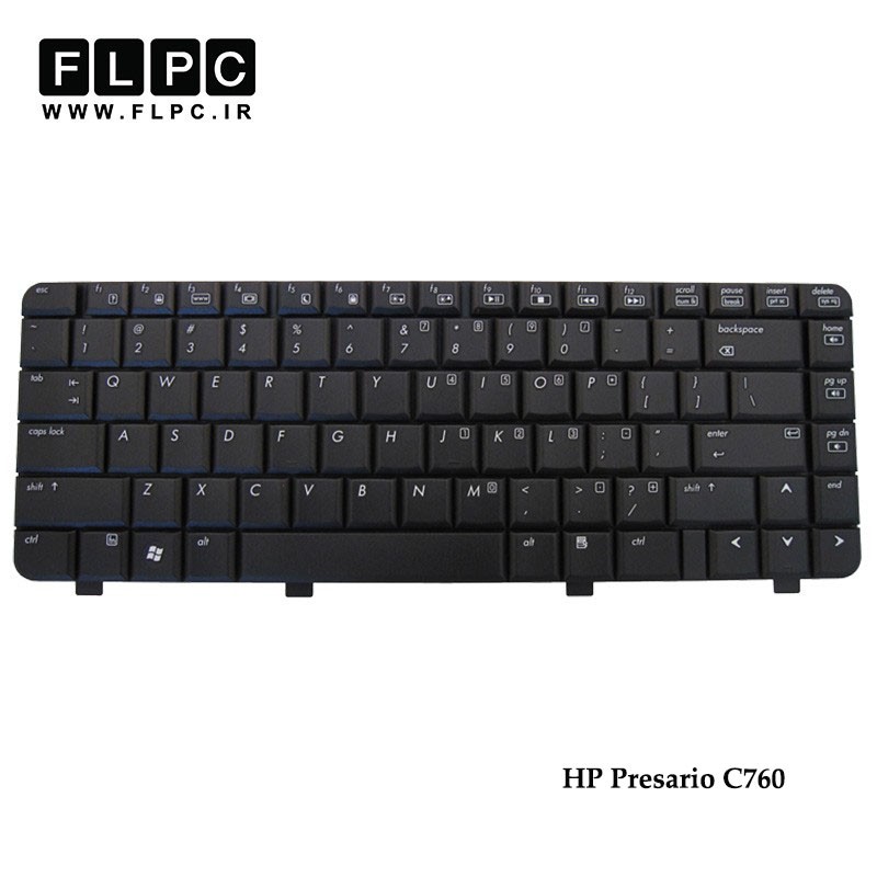 کیبورد لپ تاپ اچ پی HP Laptop Keyboard Presario C760 مشکی