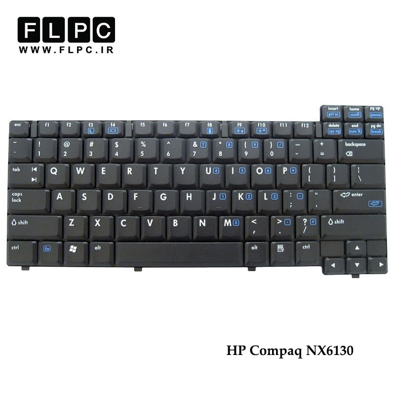 کیبورد لپ تاپ اچ پی HP Laptop Keyboard Compaq NX6130 مشکی