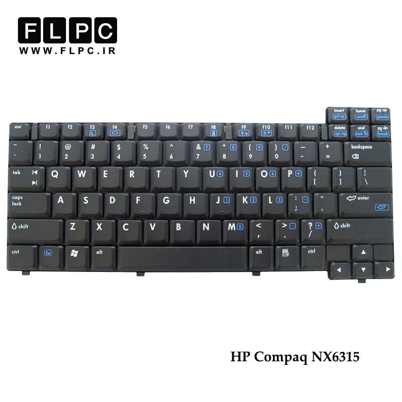 کیبورد لپ تاپ اچ پی HP Laptop Keyboard Compaq NX6315 مشکی