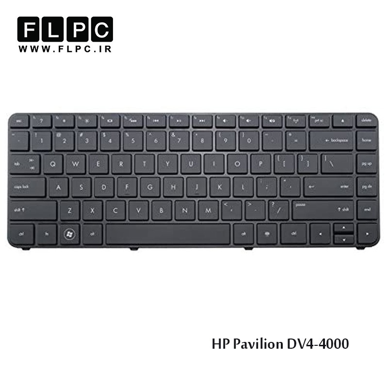کیبورد لپ تاپ اچ پی HP Laptop Keyboard Pavilion DV4-4000 مشکی-با فریم