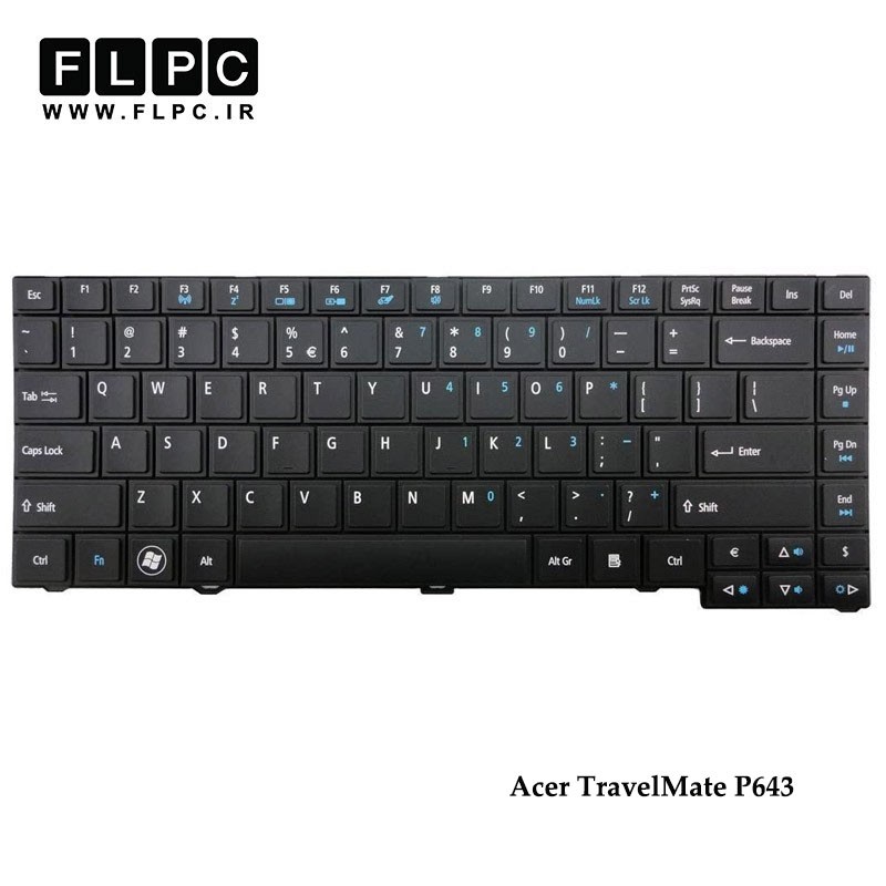 کیبورد لپ تاپ ایسر Acer Laptop Keyboard TravelMate p643 مشکی