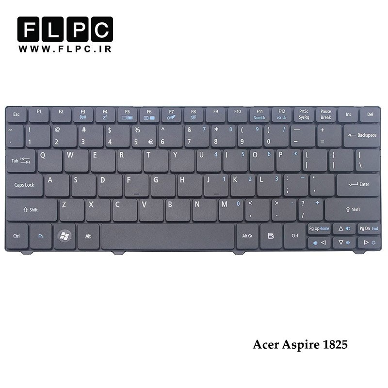 کیبورد لپ تاپ ایسر Acer Laptop Keyboard Aspire 1825 مشکی
