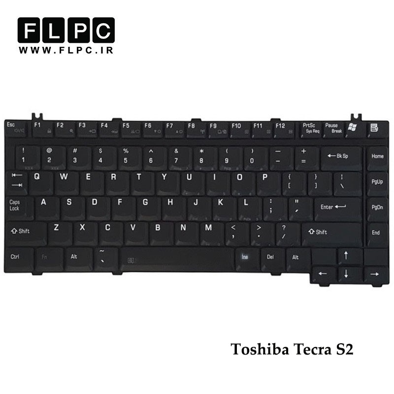 کیبورد لپ تاپ توشیبا Toshiba Laptop Keyboard Tecra S2 مشکی