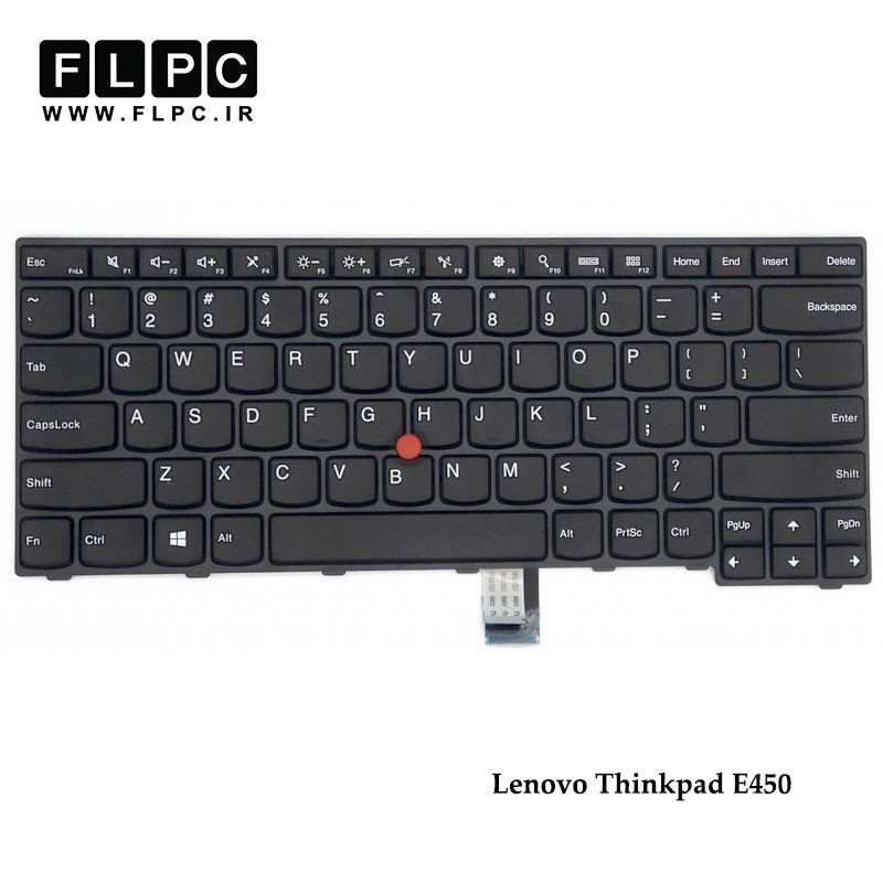 کیبورد لپ تاپ لنوو Lenovo Laptop Keyboard ThinkPad E450 مشکی-با موس-با فریم