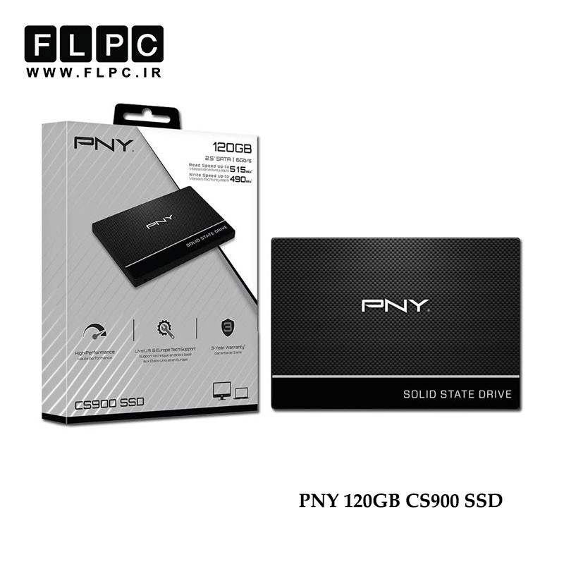 اس اس دی پی ان وای مدل CS900 ظرفیت 120 گیگابایت PNY CS900 120GB 2.5" SATA III SSD