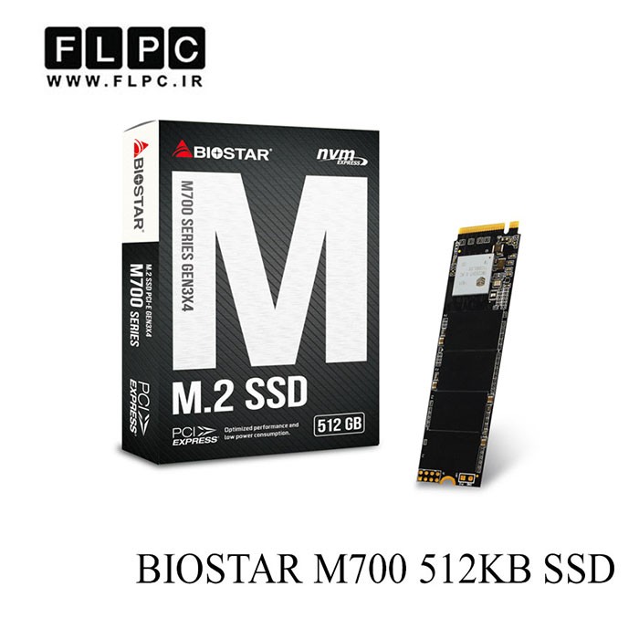 اس اس دی512مگابایتی بایواستار/ Biostar M700 512GB  M.2 2280 SSD