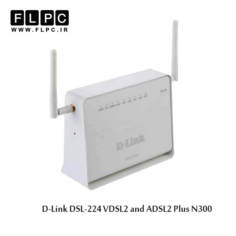 مودم روتر بی سیم ADSL2 Plus و VDSL2 دی-لینک مدل DSL-224