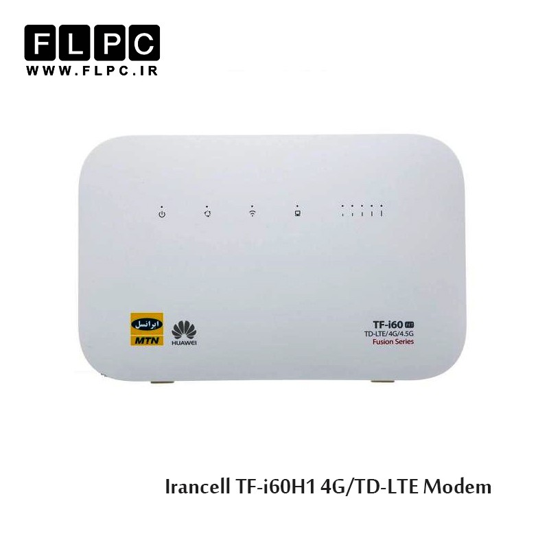 مودم 4G/TD-LTE ایرانسل مدل TF-i60H1به همراه 480گیگابایت اینترنت 12ماهه TD-LTEو48گیگابایت اینترنت 6ماهه 4G
