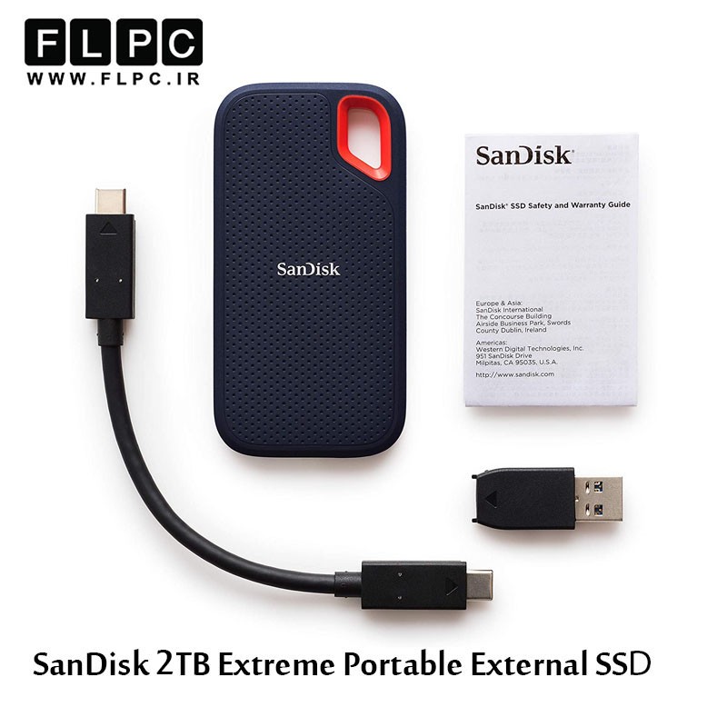 اس اس دی اکسترنال سن دیسک / SanDisk 2TB SDSSDE60-2TB-G25 Portable External SSD