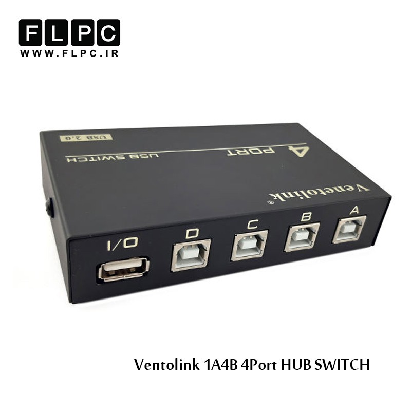 هاب سوئیچ 4 پورت ونتولینک مدل 1A4B