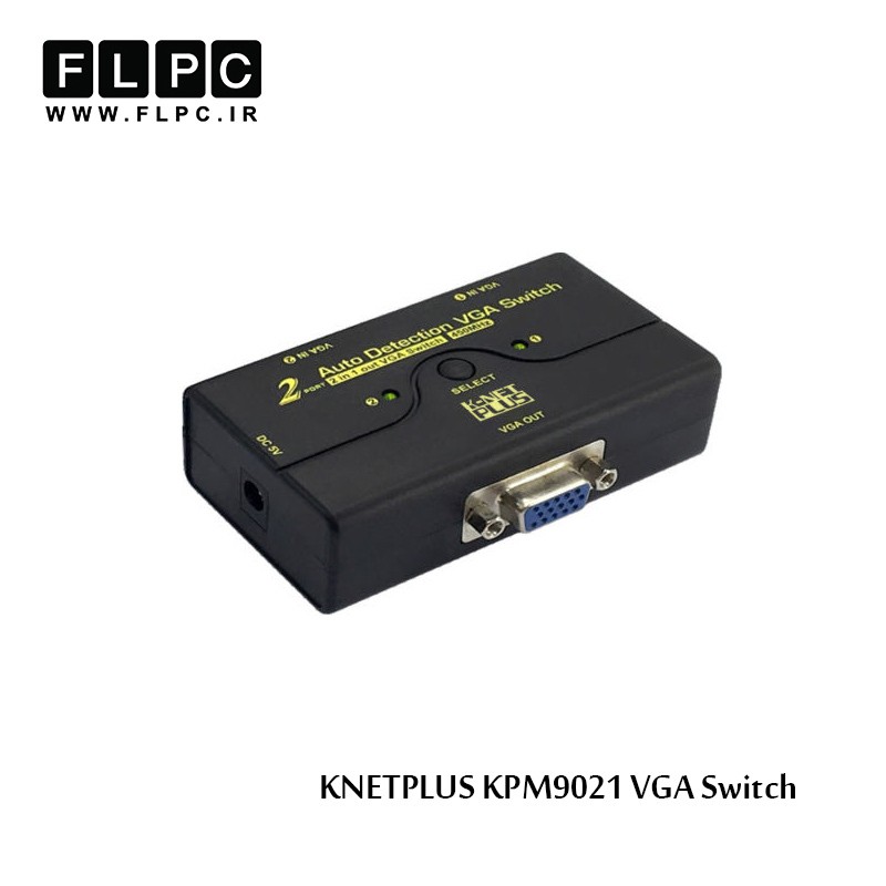 سوئیچ دو پورت VGA کی نت پلاس مدل KPM9021