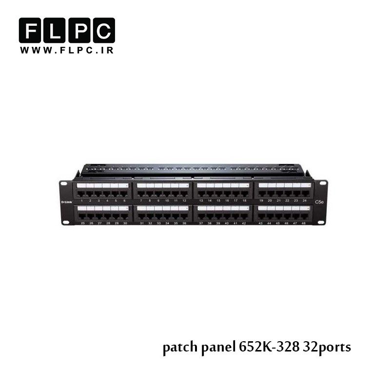 پچ پنل 32 پورت مارک فول تایوان مدل patch panel 652K-328
