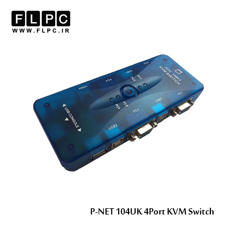 سوییچ چهار پورت KVM مدل 104UK