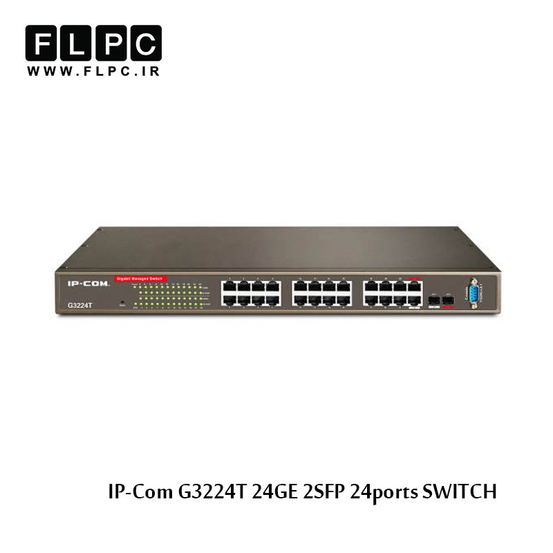 سوییچ 24 پورت آی پی کام مدل G3224T 24GE 2SFP