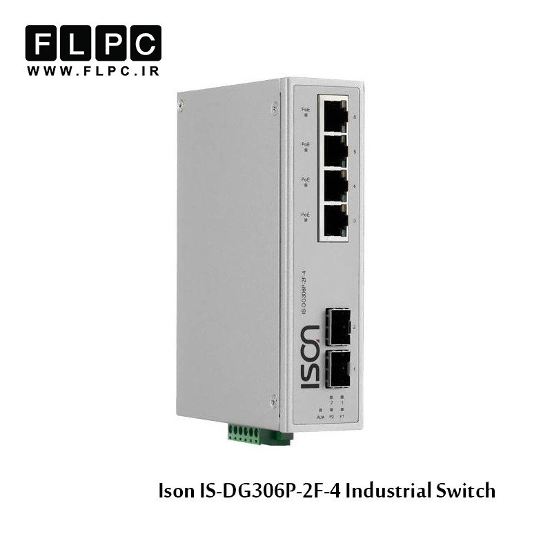 سوئیچ صنعتی آیسون مدل IS-DG306P-2F-4