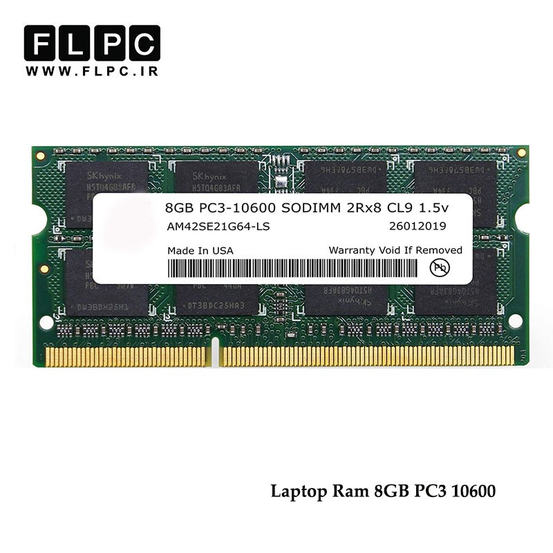 رم لپ تاپ 8 گیگ (DDR3-PC3 (1333-10600 دست دوم