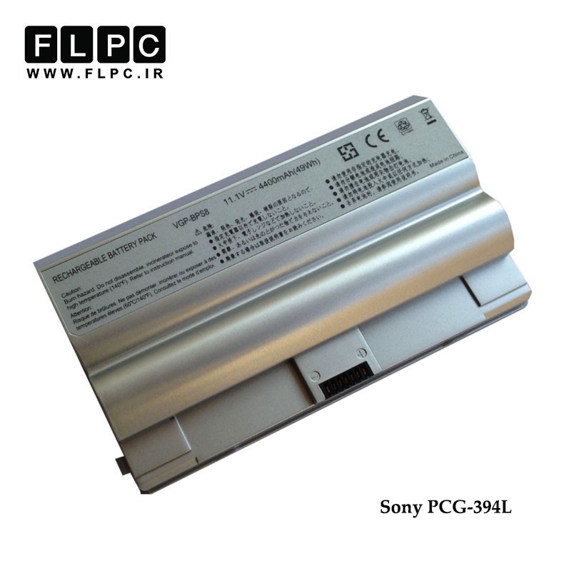 باطری لپ تاپ سونی Sony PCG-394L Laptop Battery - 6cell نقره ای