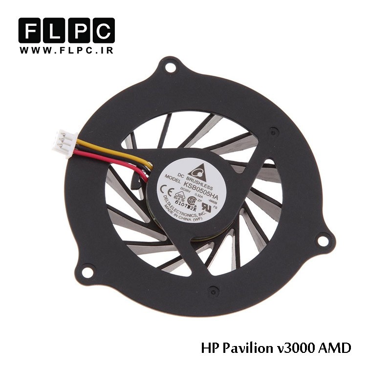 سی پی یو فن لپ تاپ اچ پی HP Laptop CPU Fan Pavilion v3000 AMD