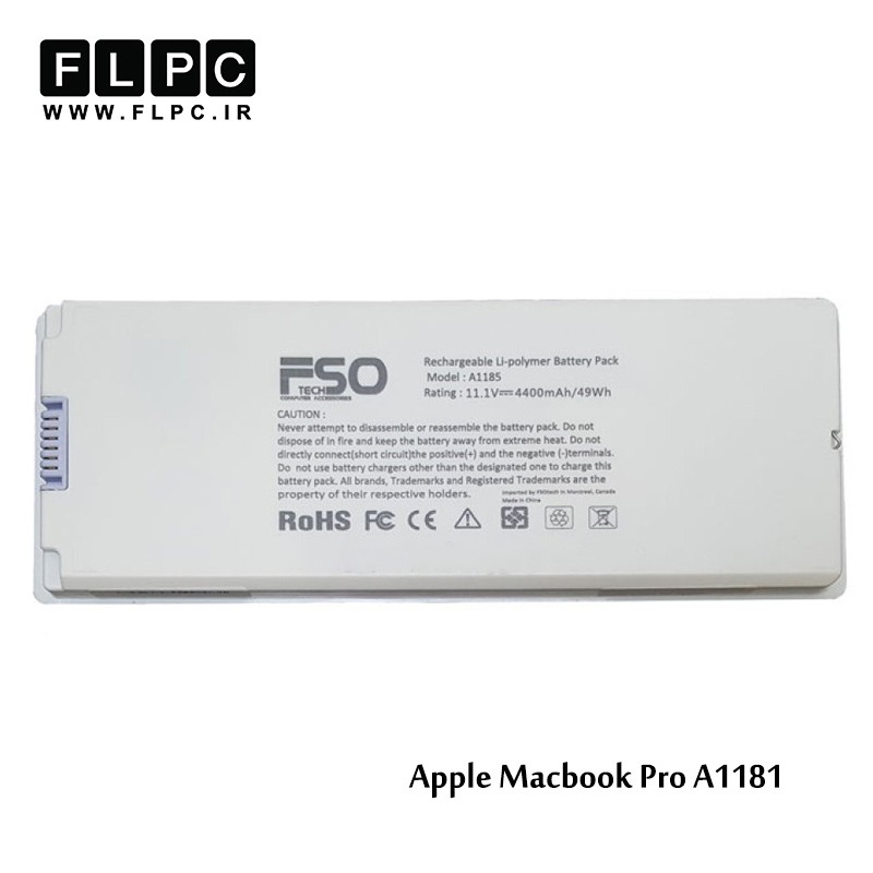 باطری لپ تاپ اپل Apple Laptop Battery Macbook Pro A1181_2006-2008