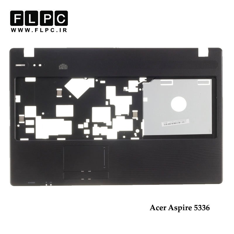 قاب دور کیبورد لپ تاپ ایسر Acer Aspire 5336 Laptop Palmrest Case _Cover C - مشکی - رم ریدر سمت چپ