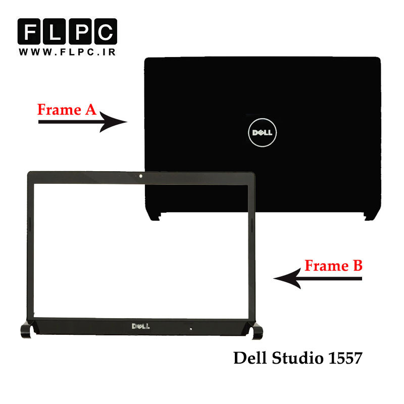 قاب پشت و جلو ال سی دی لپ تاپ دل Dell Studio 1557 _Cover A+B
