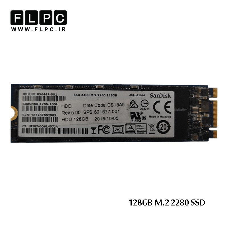 هارد SSD لپ تاپ 128 گیگابایت M.2 2280 دست دوم