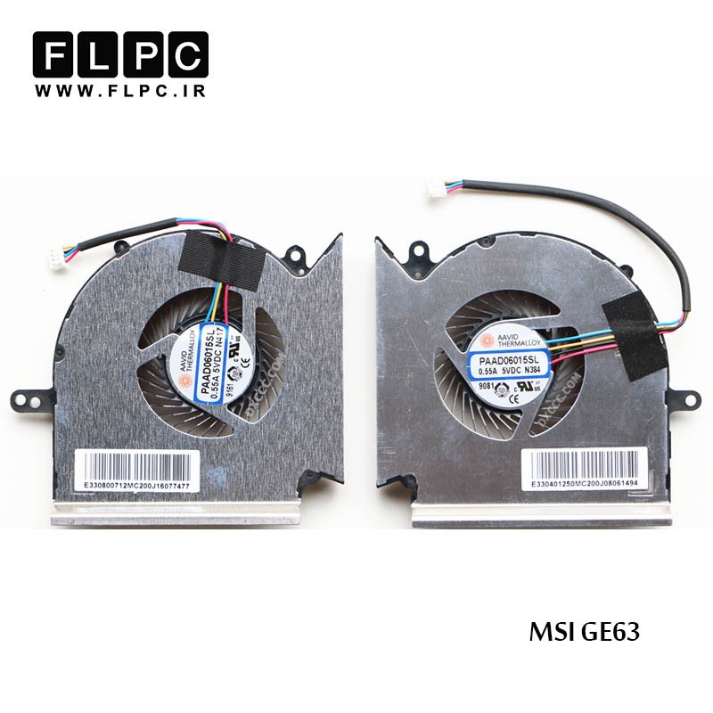 فن لپ تاپ ام اس آی MSI GE63 Laptop GPU+CPU
