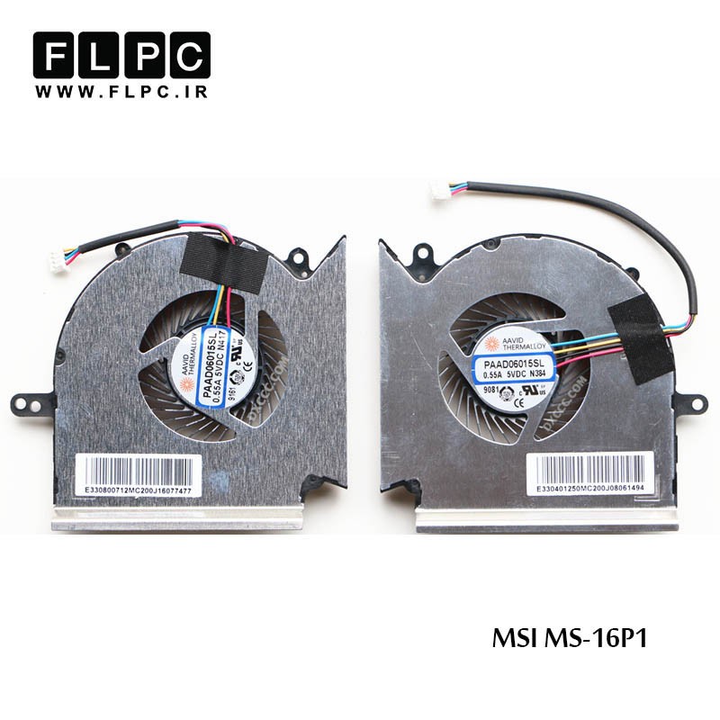 فن لپ تاپ ام اس آی MSI MS-16P1 Laptop GPU+CPU