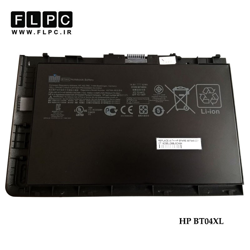باتری لپ تاپ اچ پی HP BT04XL _3500mAh برند MM