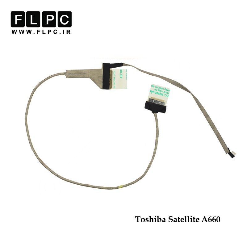فلت تصویر لپ تاپ توشیبا Toshiba Satellite A660 Laptop Screen Cable _DC020012110-40pin
