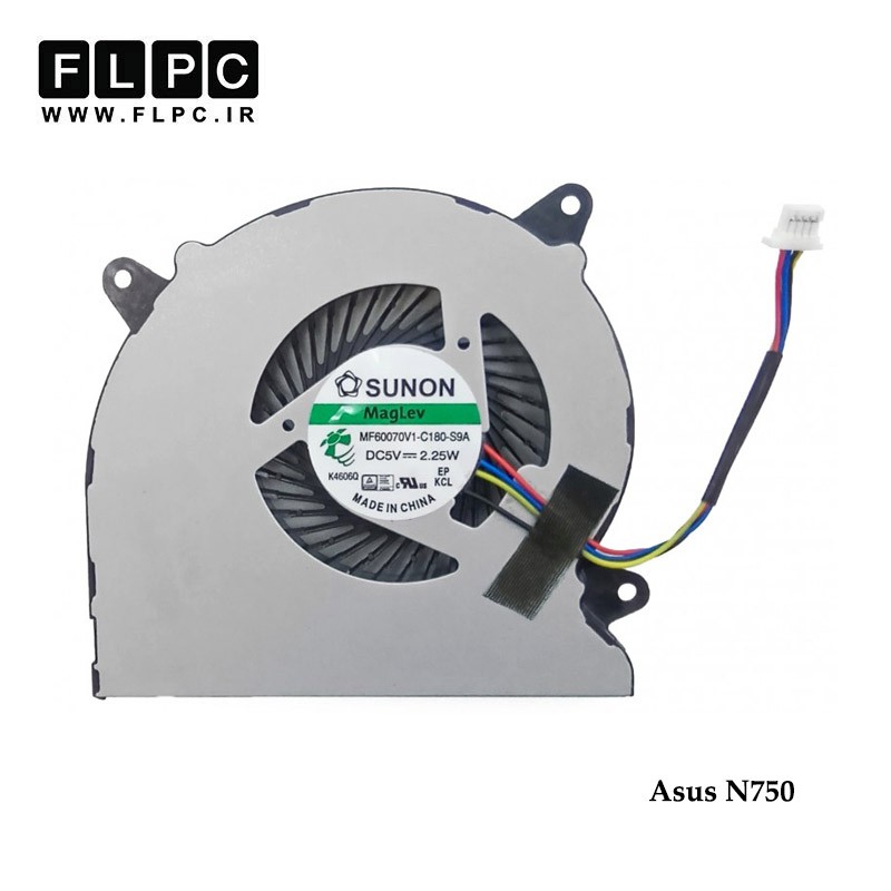 فن لپ تاپ ایسوس Asus N750 Laptop CPU Fan