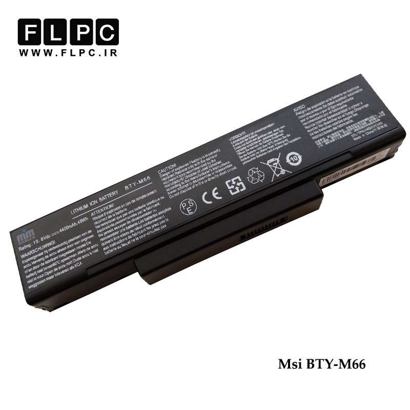باتری لپ تاپ ام اس آی MSI BTY-M66 _4400mAh برند MM