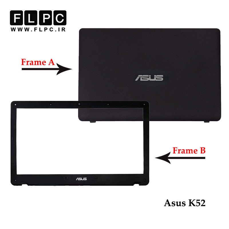 قاب پشت و جلو ال سی دی لپ تاپ ایسوس Asus K52 _Cover A+B